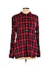 Aerie Red Long Sleeve Blouse Size L - photo 1
