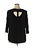 Papermoon Black 3/4 Sleeve Top Size 1X - photo 2