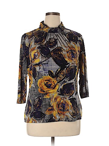 Worthington 3/4 Sleeve Top (view 1)