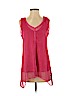 Tribal Jeans 100% Rayon Pink Sleeveless Blouse Size S - photo 1