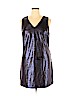 Banana Republic 100% Polyester Purple Casual Dress Size 14 - photo 1
