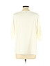 Ann Taylor 100% Polyester Ivory 3/4 Sleeve Blouse Size L (petite) - photo 2