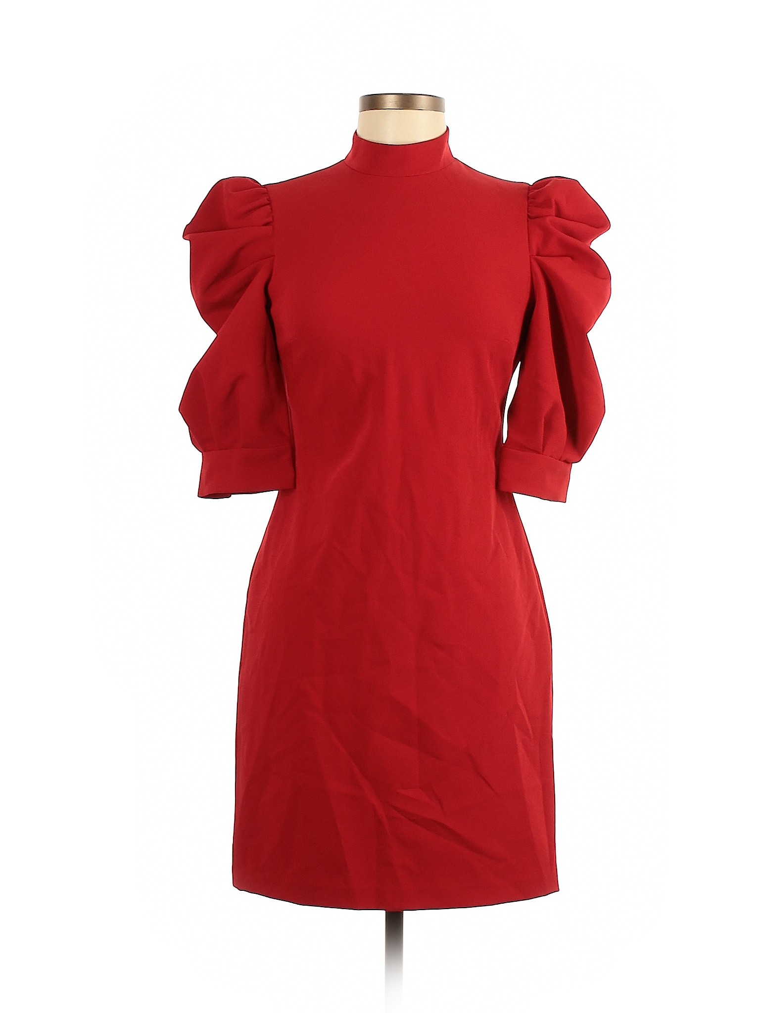 alice and olivia red gown