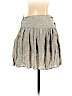 H&M 100% Viscose Gray Casual Skirt Size 4 - photo 2