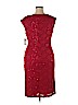 Connected Apparel Red Cocktail Dress Size 16 - photo 2