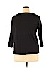 Rafaella 100% Cotton Black Long Sleeve Top Size 1X - photo 2