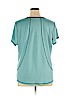 St. John's Bay 100% Polyester Green Short Sleeve Blouse Size 1X - photo 2
