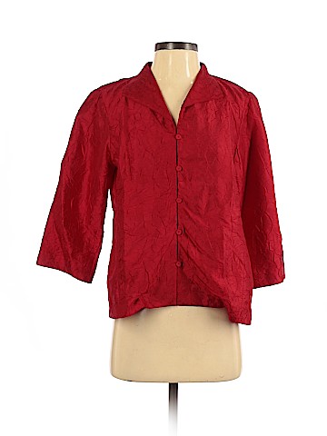 Eileen Fisher Long Sleeve Silk Top (view 1)