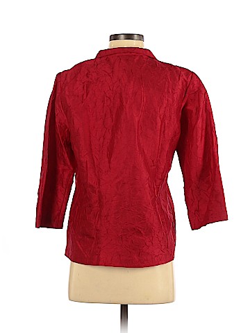 Eileen Fisher Long Sleeve Silk Top (view 2)