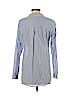 H&M 100% Cotton Blue Long Sleeve Button-Down Shirt Size 4 - photo 2