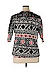 No Boundaries 100% Rayon Black 3/4 Sleeve Top Size XL - photo 2