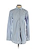 Aerie 100% Cotton Blue Long Sleeve Button-Down Shirt Size M - photo 1
