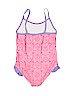 Disney Parks 100% Polyester Pink One Piece Swimsuit Size 5 - photo 2