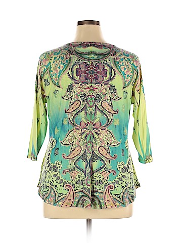 One World 3/4 Sleeve Top (view 2)