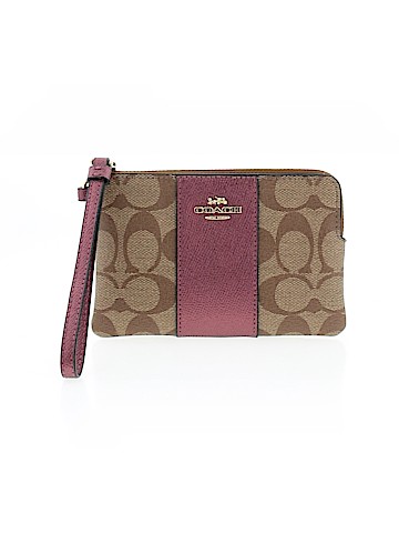 Coach Factory Leather Wristlet (view 1)