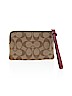 Coach Factory 100% Leather Tan Leather Wristlet One size - photo 2