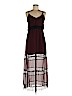 H&M 100% Polyester Burgundy Casual Dress Size 6 - photo 1