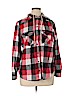 Forever 21 Plus 100% Cotton Red Long Sleeve Button-Down Shirt Size 1X - photo 1