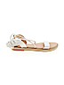 Unbranded 100% Leather White Sandals Size EU 39 - photo 1