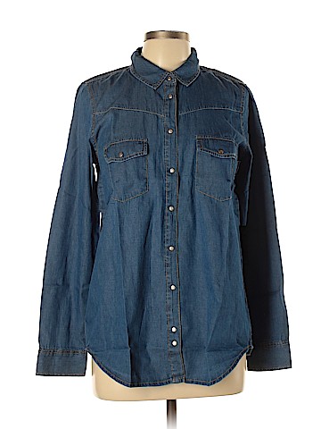 Forever 21 Long Sleeve Button-Down Shirt (view 1)