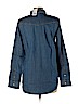 Forever 21 100% Cotton Blue Long Sleeve Button-Down Shirt Size L - photo 2