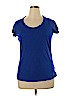 Cynthia Rowley TJX Blue Short Sleeve T-Shirt Size 1X - photo 1