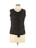DKNY 100% Lyocell Black Sleeveless Top Size L - photo 1