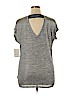 Stella & Dot Gray Short Sleeve Top Size XL - photo 2