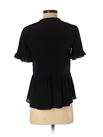 Madewell Short Sleeve Silk Top (view 2)