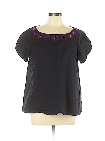 DKNY Short Sleeve Blouse (view 1)
