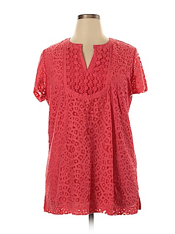 Isaac Mizrahi LIVE! Short Sleeve Blouse (view 1)