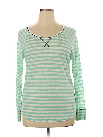 Blue Saks Fifth Avenue Long Sleeve T-Shirt (view 1)