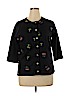 Jessie Sport 100% Cotton Black Cardigan Size 0X - photo 1