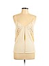 Max Studio Ivory Sleeveless Silk Top Size L - photo 1