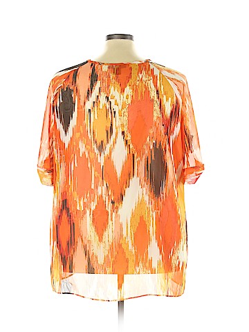Ashley Stewart Short Sleeve Blouse (view 2)