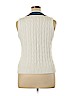 Lauren Active by Ralph Lauren 100% Cotton White Sweater Vest Size XL - photo 2