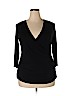 Boden Black 3/4 Sleeve Top Size 18 - photo 1