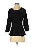 Forever 21 Black 3/4 Sleeve Blouse Size S - photo 1