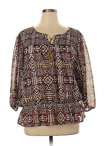 Gloria Vanderbilt 3/4 Sleeve Blouse (view 1)