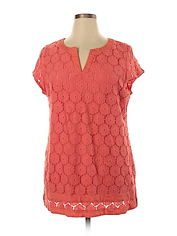 Isaac Mizrahi LIVE! Short Sleeve Blouse (view 1)