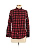 H&M 100% Cotton Red Long Sleeve Button-Down Shirt Size 6 - photo 1