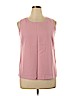 Swann 100% Polyester Pink Sleeveless Blouse Size 14 - photo 1