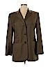 Lauren by Ralph Lauren 100% Wool Brown Wool Blazer Size 16 - photo 1