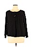 Ceny 100% Acrylic Black Cardigan Size 1X - photo 1