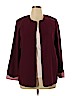 Swann 100% Polyester Burgundy Jacket Size 14 - photo 1