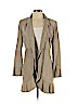 St. John 100% Suede Tan Leather Jacket Size 2 - photo 1
