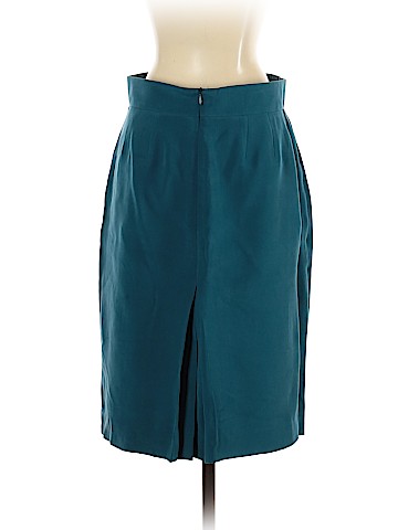 Dress Barn Silk Skirt - back