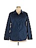 Chico's Blue Long Sleeve Button-Down Shirt Size XXL (4) - photo 1