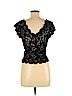 Zara Black Short Sleeve Top Size M - photo 2