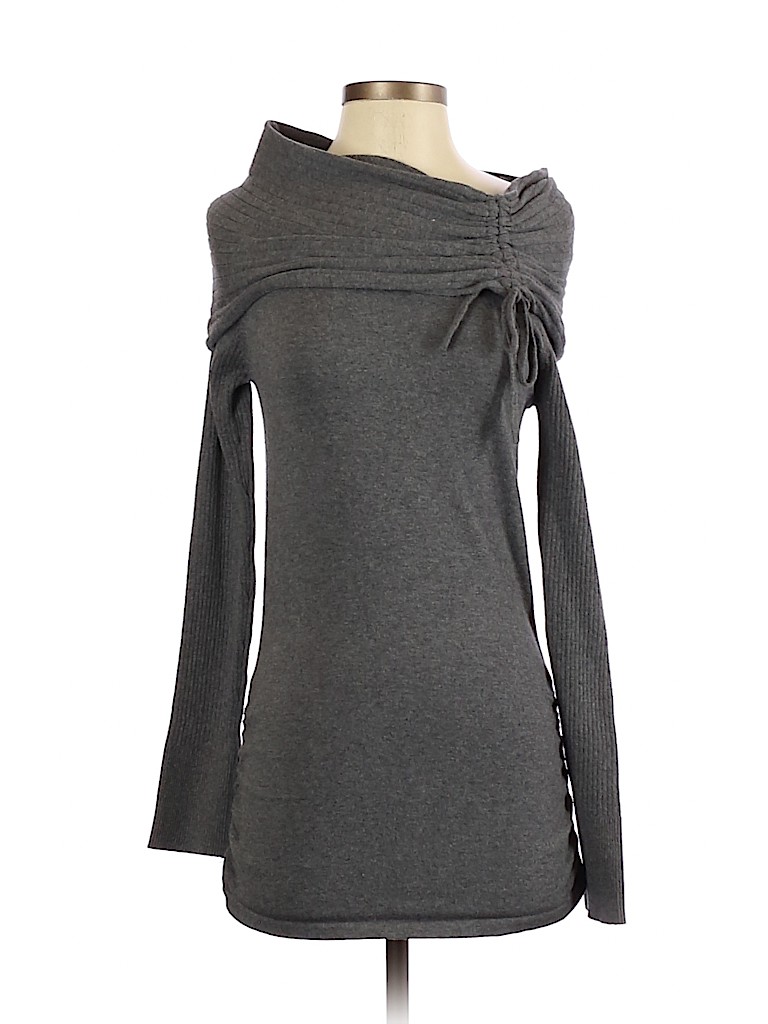 Sweater Project Gray Casual Dress Size S - photo 1